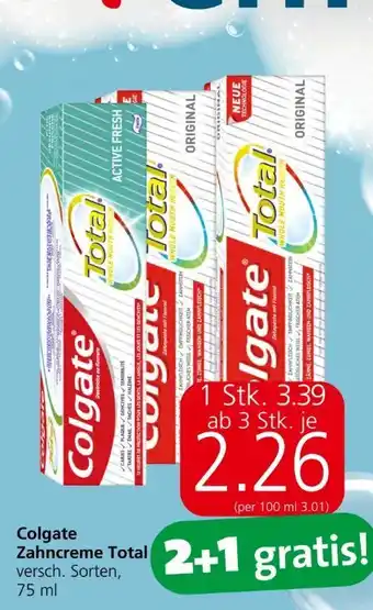 Spar Total zahncreme Angebot