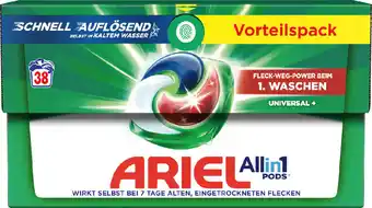 dm Ariel all in 1 pods universal+ vorteilspack Angebot