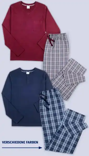Hofer Herren pyjama Angebot