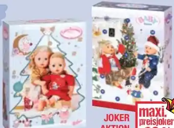 Maximarkt Adventskalender baby born Angebot
