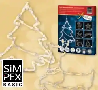 Maximarkt Led fenstersilhouette celebration Angebot