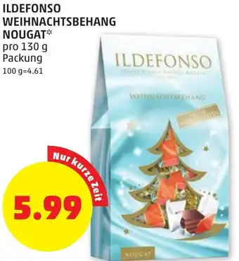 PENNY ILDEFONSO WEIHNACHTSBEHANG NOUGAT pro 130 g Packung Angebot