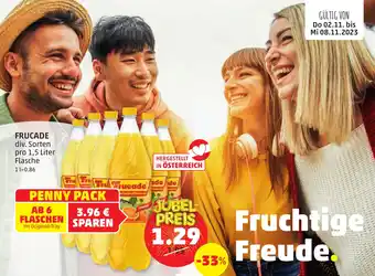 PENNY FRUCADE div. Sorten pro 1,5 Liter Angebot