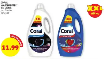 PENNY CORAL WASCHMITTEL* div. Sorten pro Flasche Angebot