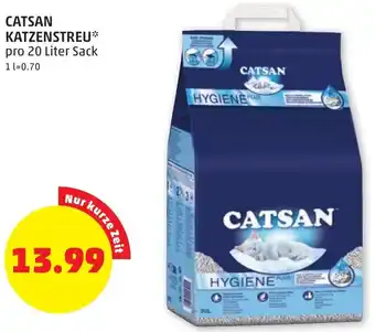 PENNY CATSAN KATZENSTREU pro 20 Liter Sack Angebot