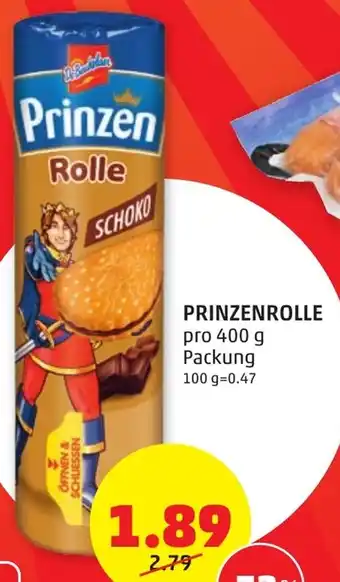 PENNY PRINZENROLLE pro 400 g Packung Angebot