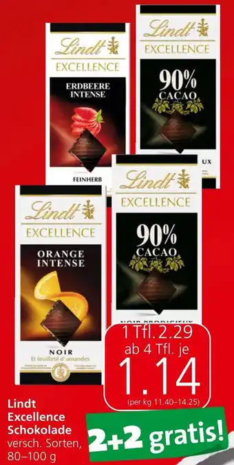 Lindt Excellence Schokolade