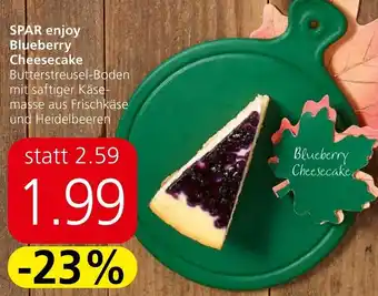 Spar SPAR enjoy Blueberry Cheesecake Angebot