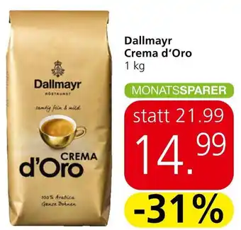 Spar Dallmayr Crema d'Oro 1 kg Angebot
