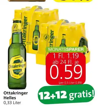 Spar Ottakringer HELLES 0,33 Liter Angebot