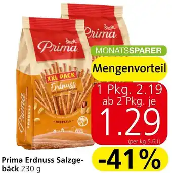 Spar Prima Erdnuss Salzge-bäck 230 g Angebot