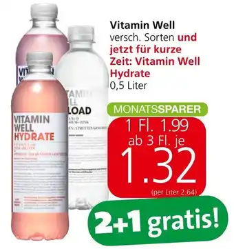 Spar Vitamin Well versch. Sorten und Angebot