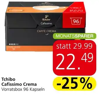 Spar Tchibo Cafissimo Crema Vorratsbox 96 Kapseln Angebot