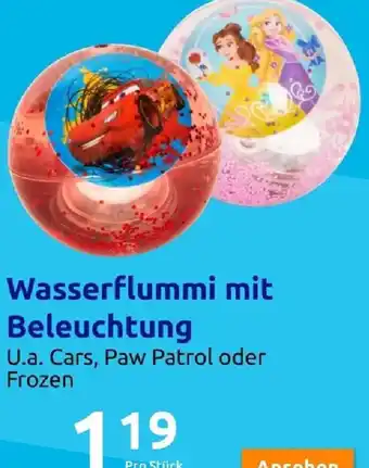 Action Wasserflummi mit Beleuchtung Angebot