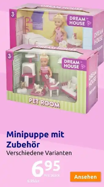 Action Minipuppe mit Zubehör Angebot