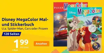 Action Disney MegaColor Mal-und Stickerbuch Angebot