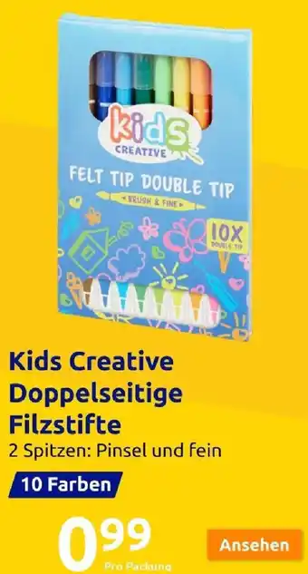 Action Kids Creative Doppelseitige Filzstifte Angebot