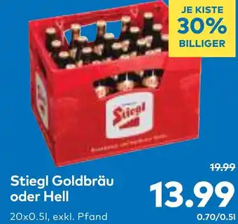 T&G Stiegl Goldbräu oder Hell Angebot