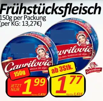 Wurstico Frühstücksfleisch 150 g Angebot