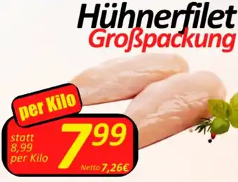 Wurstico Hühnerfilet Großpackung per Kilo Angebot