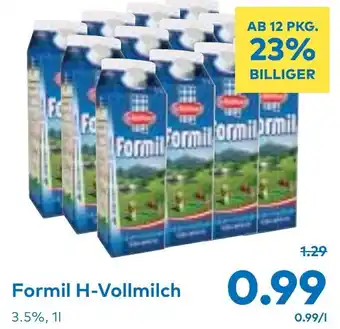 T&G Formil H-Vollmilch Angebot