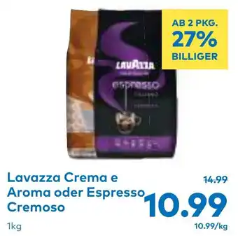 T&G Lavazza Crema e Aroma oder Espresso Cremoso Angebot