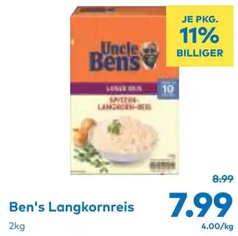 T&G Ben's Langkornreis Angebot