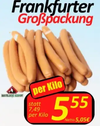 Wurstico Frankfurter Großpackung Angebot