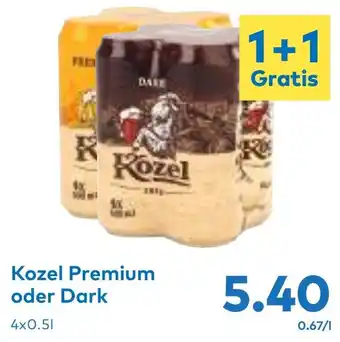 T&G Kozel Premium oder Dark Angebot