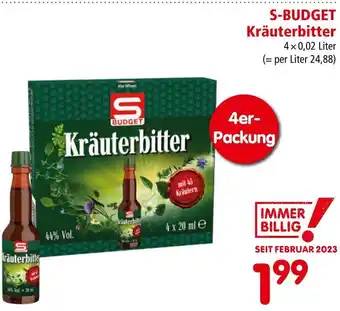 Interspar S-BUDGET Kräuterbitter Angebot