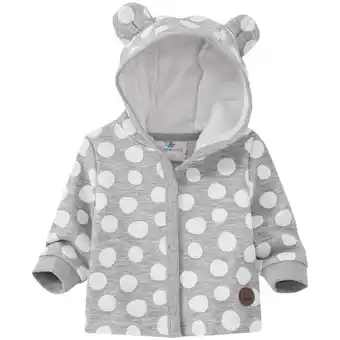 Ernsting's family Newborn sweatjacke im pünktchen-dessin Angebot