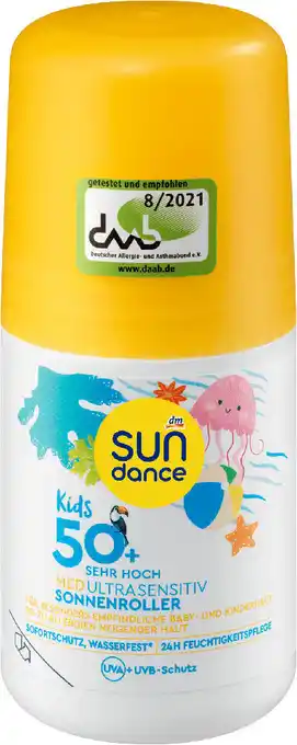 dm Sundance kids med ultra sensitiv sonnenroller lsf 50+ Angebot