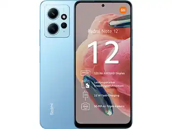 Media Markt Xiaomi redmi note 12 128gb, ice blue Angebot