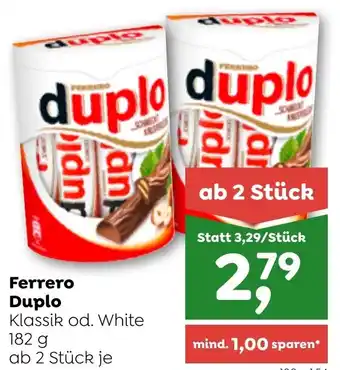 ADEG Ferrero Duplo Klassik od. White 182 g Angebot