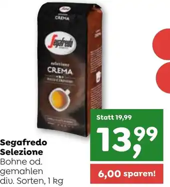 ADEG Segafredo Selezione Bohne od. gemahlen div. Sorten, 1 kg Angebot