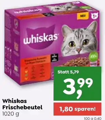 ADEG Whiskas Frischebeutel 1020 g Angebot