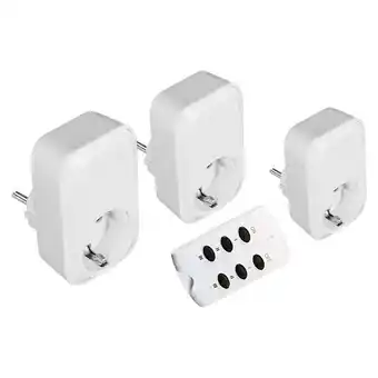 Bauhaus Voltomat funksteckdosen-set 3+1 (weiß, 3 680 w) Angebot