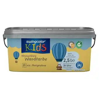 Bauhaus Swingcolor kids wandfarbe (honigmelone, 2,5 l, matt, konservierungsmittelfrei) Angebot