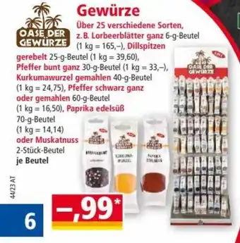 Norma Gewürze Angebot