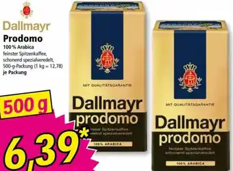 Norma Dallmayr Prodomo 500 g Angebot