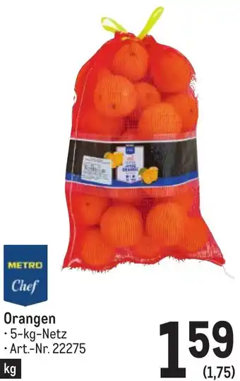 Metro Orangen .5-kg-Netz Angebot