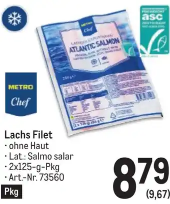 Metro Lachs Filet Angebot