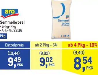 Metro Semmelbrösel • 5-kg-Pkg Angebot
