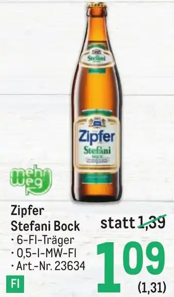 Metro Zipfer Stefani Bock • 6-Fl-Träger Angebot