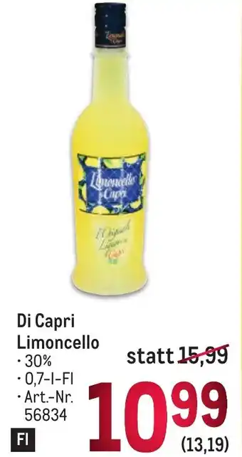 Metro Di Capri Limoncello Angebot