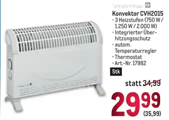 Metro Tarrington House Konvektor CVH2015 Angebot