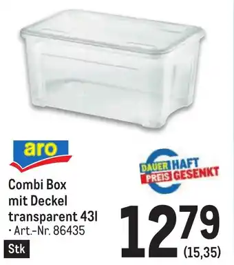 Metro Combi Box mit Deckel transparent 43L Angebot