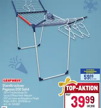 Metro LEIFHEIT Standtrockner Pegasus 200 Solid Angebot