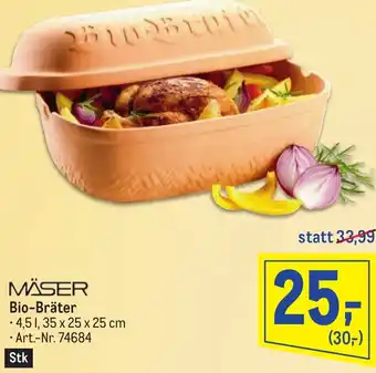 Metro MÄSER Bio-Bräter Angebot
