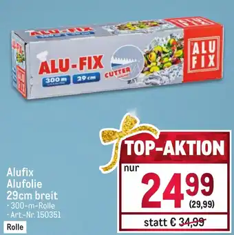 Metro Alufix Alufolie 29cm breit Angebot